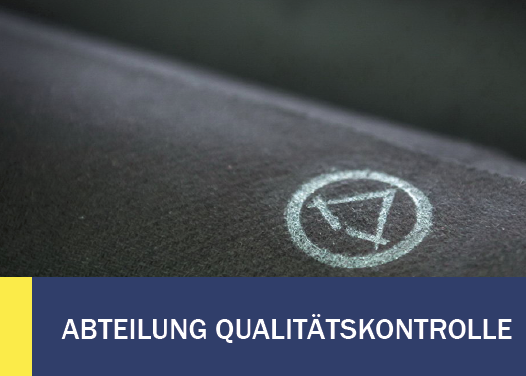 ABTEILUNG QUALITÄTSKONTROLLE