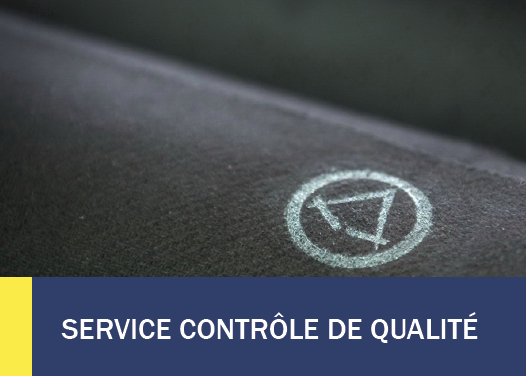 SERVICE CONTRÔLE DE QUALITÉ.